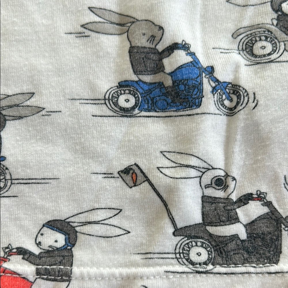 Magnetic Me Rabbit Motorcycle PJ Set - Picture 6 of 10